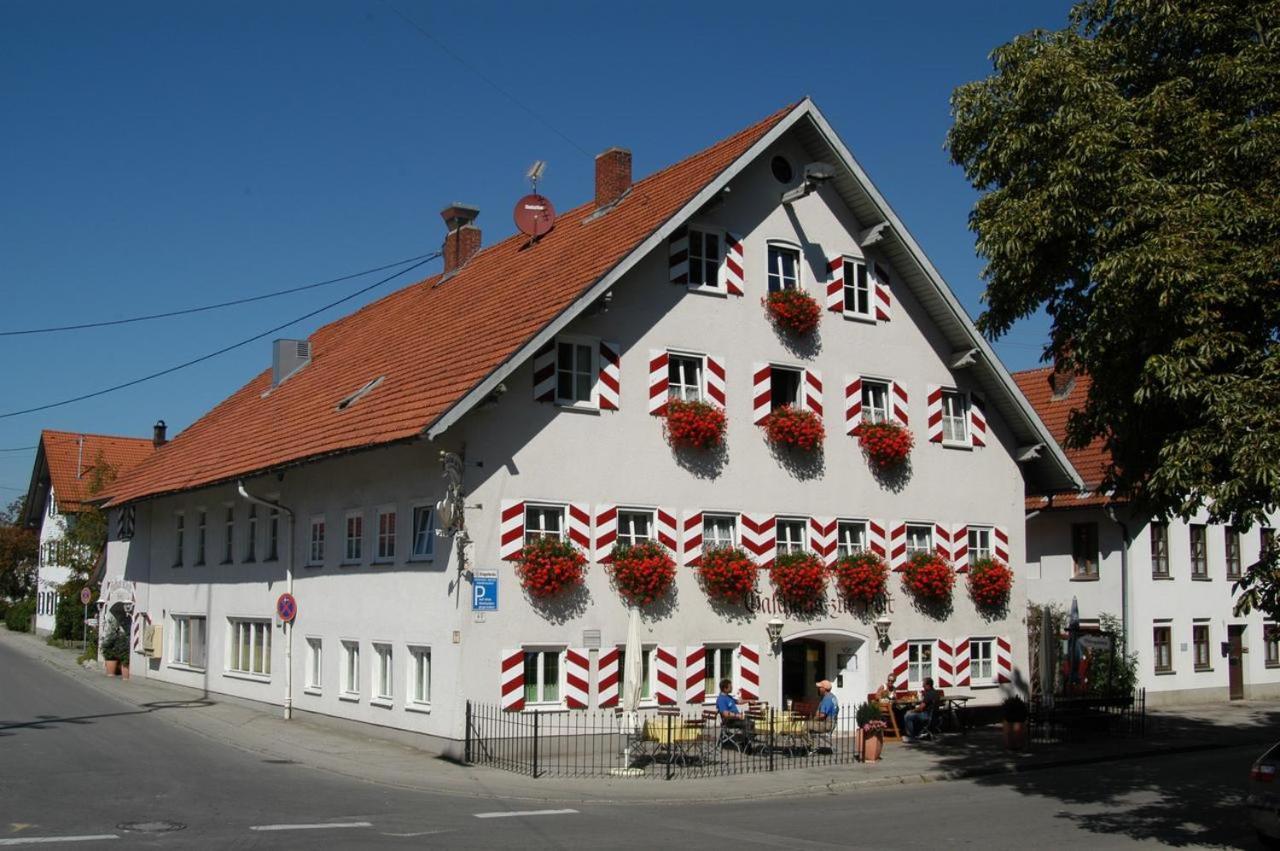 Hotel Gasthaus Zur Post Waal Zewnętrze zdjęcie